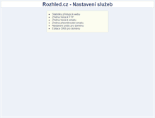 Tablet Screenshot of klient.rozhled.cz